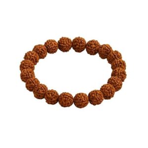 5 Mukhi Rudraksha Bracelet Natural Beads Unisex Spiritual Bracelet