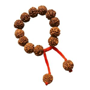 Original 5 Mukhi Rudraksha Bracelet Natural Beads Unisex Spiritual Bracelet