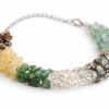 Dhanyog Chips Crystal Bracelet for Womens & Girls | Healing Crystal Jewelry, Adjustable Gemstone Bracelet for Love, Positivity & Emotional Balance, Gift for Her