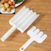 Cheese Ball Rice-Meat Dumplings Meatball Maker, Multi Function Ball Maker, Manchurian Ball Maker, Bhajiya Pokada Make, Rasgulla Maker Tool for Kitchen(4 Ball in One Time