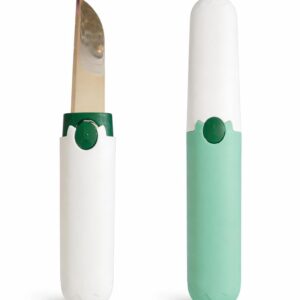 2 in 1 Kitchen Knife Peeler, Compact & Potable Multifunction Knife Peeler with Safety Lock case, Stainless Steel Blade for Vegetables & Fruits