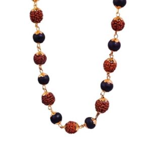 Authentic Karungali Rudraksha Mala Unisex Spiritual Beads for Yoga Meditation