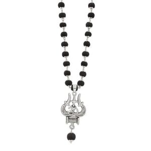 Authentic Karungali Rudraksha Mala Unisex Beads Necklace for Yoga Meditation
