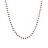 Silver Plated 54 Beads 5 Mukhi Rudraksha Malai for Men & Women