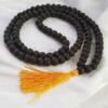 Authentic Karungali Rudraksha Mala Handcrafted Beads for Meditation Yoga