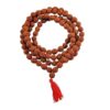 5 Mukhi Rudraksha Mala 54+1 Beads.Natural Jap & Meditation Prayer Mala