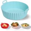 Air Fryer Liners Round Silicone Basket Baking Tray Mat