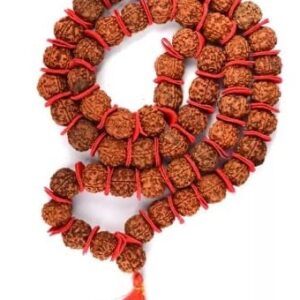 5 Mukhi Rudraksha Kantha Mala.Natural Panchmukhi Jap & Meditation Mala