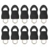 10 pcs Zipper Pulls Replacement Kit, Universal Detachable Zipper Puller Repair, Quick Install Pulls Zip Heads for Jackets, Bags, Purses, Luggage, Boots, Tents