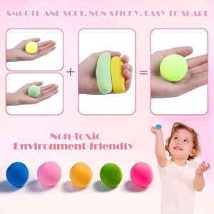 Colourful Clay Bucket | Kids Art Non-Toxic Clay | Bright Color, Roller & Cutter Includes in Bucket Pack