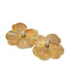 Floral Earrings with Pearl Center – Elegant Party & Daily Wear Jewelry for Women Stainless Steel Drops & Danglers