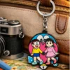 Adorable Nobita Shizuka Heart Couple Keychain - Perfect Gift for Anime Lovers Key Chain