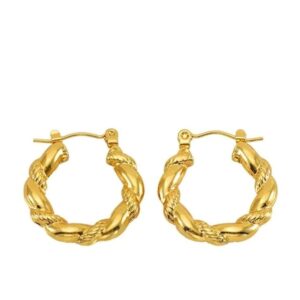 Classic Hoop Dangle Earrings – Elegant, Durable & Perfect for Any Occasion Stainless Steel Drops & Danglers