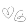 Elegant Heart-Shaped Earrings for Women – Minimalist Love Design Alloy Stud Earring