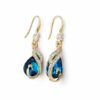 Blue Jam Gold-Plated Earrings – Elegant & Stylish Jewelry for Women Alloy Drops & Danglers