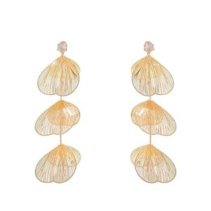 Stylish Studded Leaf Earrings for Women – Perfect for Party & Daily Wear Stainless Steel Drops & Danglers