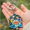 Doraemon Cartoon Metal Keychain Cute Anime Stylish Bag Charm Gift Item Key Chain