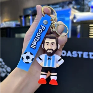 Lionel Messi Keychain – Official Football Star Fan Accessory for Bags & Keys Key Chain