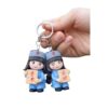 Cute Cartoon Couple Keychains – Youth Theme Bag Charms for Stylish Backpacks Key Chain