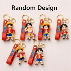 One Piece Monkey D. Luffy Anime Keychain Random Design Collectibles Key Chain