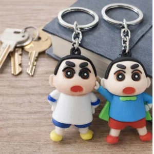 Shinchan Cartoon Keychain Set Cute Anime Bag Charm & Collectible Gift Key Chain