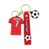 Ronaldo T-Shirt Keychain with Strap – Football Fan Gift, Soccer Bag Charm Key Chain