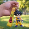 Dragon Ball Z Goku Anime Keychain Stylish PVC Bag Charm for Boys Girls Key Chain