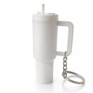 Cute Mini Tumbler Coffee Cup Keychain Stylish Bag Charm Gift Key Chain