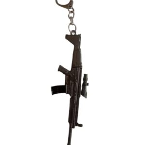 Premium Metal Gaming Keychain for BGMI PUBG Fans - Battle Royale Game Keyring Key Chain