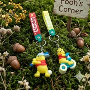 Adorable Winnie the Pooh Keychains with Fun Straps – Cute Collectible Gift Key Chain