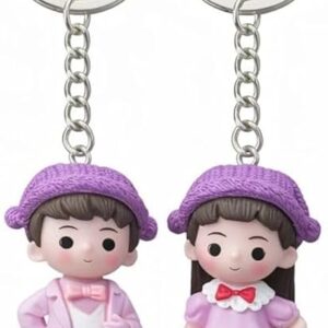 Cute Couple Keychain – Romantic Gift for Him & Her, Matching Love Keyring, Anniversary, Valentine’s Day, Birthday, Best Friends, Boyfriend & Girlfriend Accessory