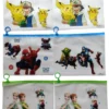 Cartoon Zip Lock Plastic Pouches Case for Stationery Items (Mix Designs)- 6 Pcs Geometry Box