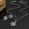Alloy Silver Jewellery Set