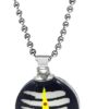 Mahakal Shiva Crystal Pendant Necklace Spiritual Religious Jewelry for Men Women Metal Locket
