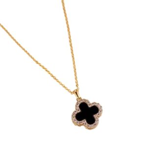 Trending Anti Tarnish Waterproof Hypoallergenic Reversible Double Sided Pendant Gold-plated Plated Stainless Steel Necklace