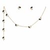 Stainless Steel Gold Jewellery Set