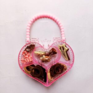 Shell Shape Hair Accessory Kit - Cute Rubber Bands & Clips for Girls Hair Accessory Set