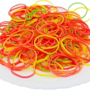 100 grams Multicolor Rubber Bands for Office, Home & School Use