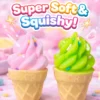 Ice Cream Squishy Toy Soft Stress Relief Cute Mini Toy for Kids Girls Key Chain